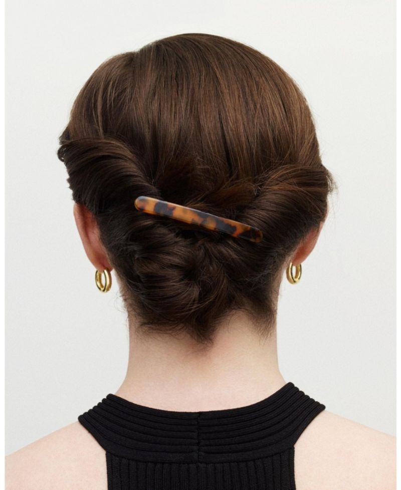 Midi Paris Barrette in Classic Tortoise