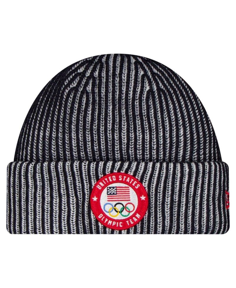 Men's Navy Team USA Cuffed Knit Hat