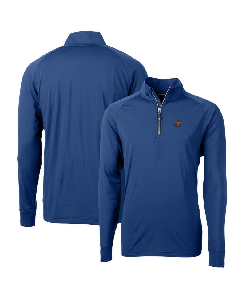 Men's Royal Florida Gators Adapt Eco Knit Stretch Quarter-Zip Pullover