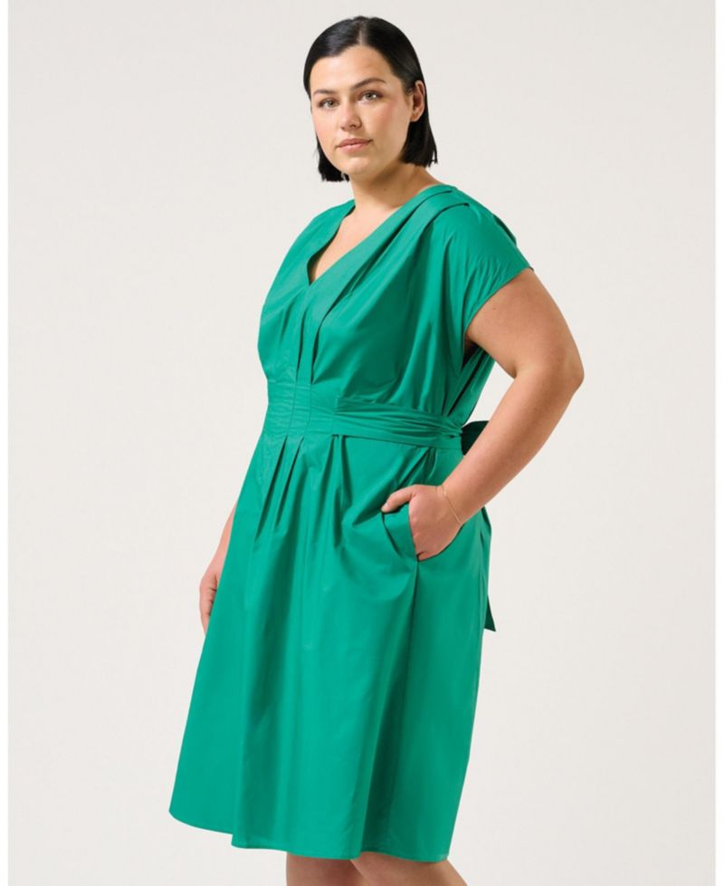 Women's Rebekah V-Neck Cotton Mini Dress