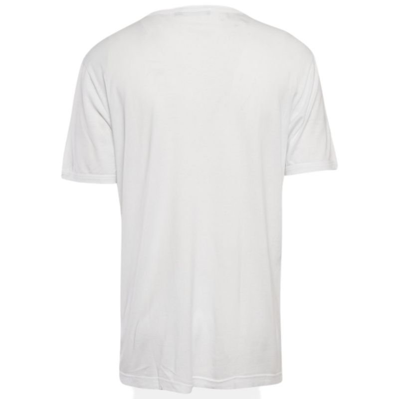 Men's White Jersey Crewneck T-Shirt