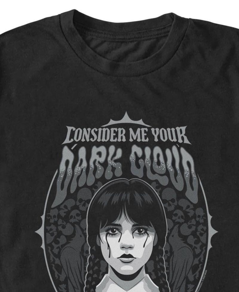 Men's Wednesday Addams Dark Cloud T-Shirt