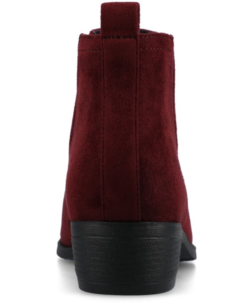 Women's Rimi Notched Ankle Stacked Heel Booties