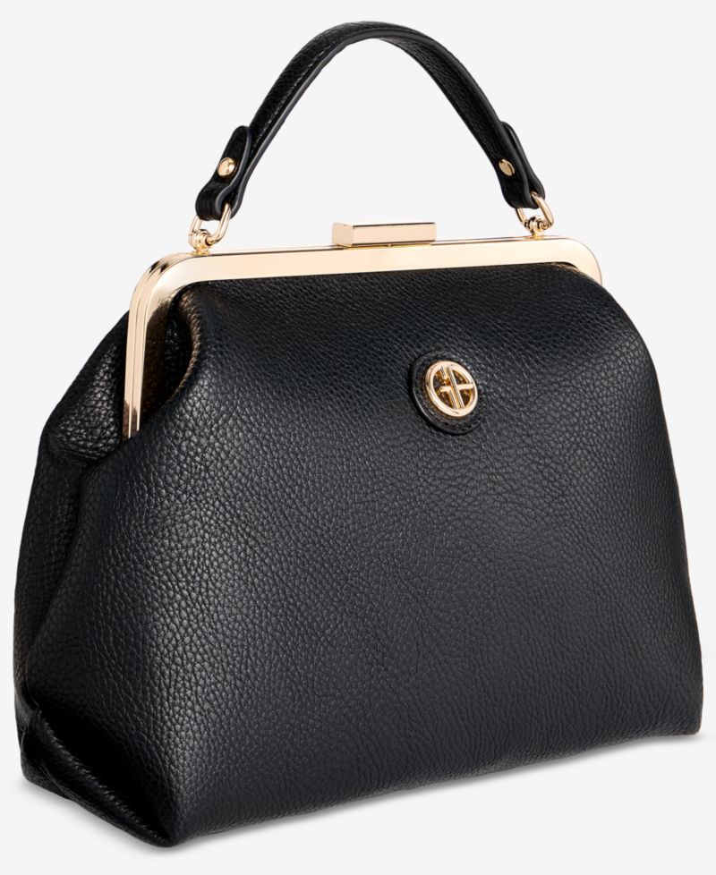 Pebble Framed Clutch Crossbody Bag