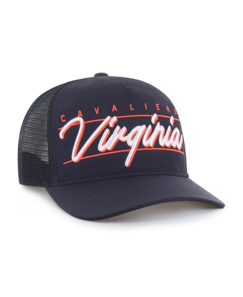Men's and Women's '47 Navy Virginia Cavaliers brrr&deg; Condor Mesh Hitch Adjustable Hat