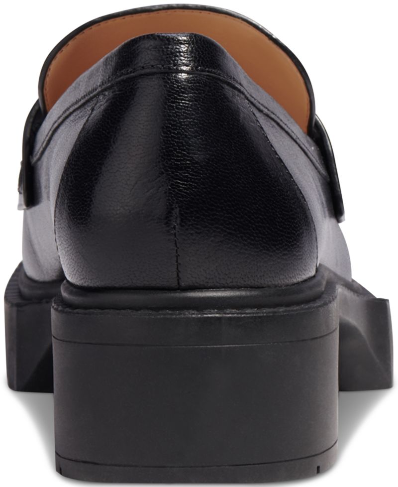 Women's Leah Platform Leather Lug Sole Loafers