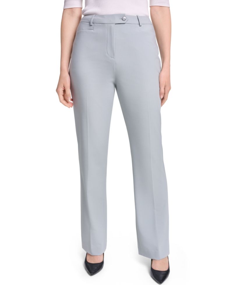 Women's High-Rise Straight-Leg Modern Fit Pants