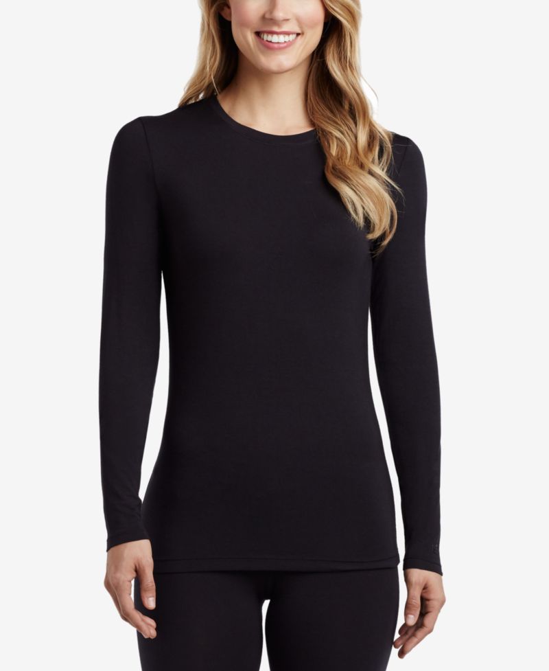 Softwear with Stretch Long-Sleeve Layering Top
