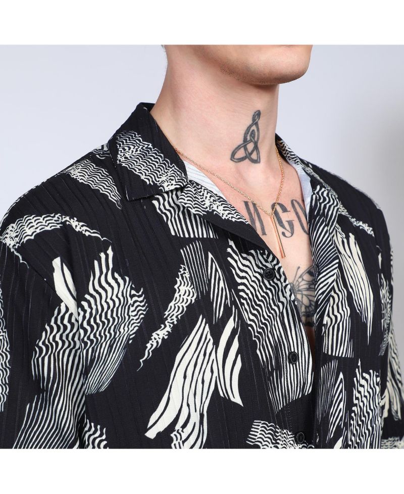 Men's Tie-Dye Honeycomb Shirt