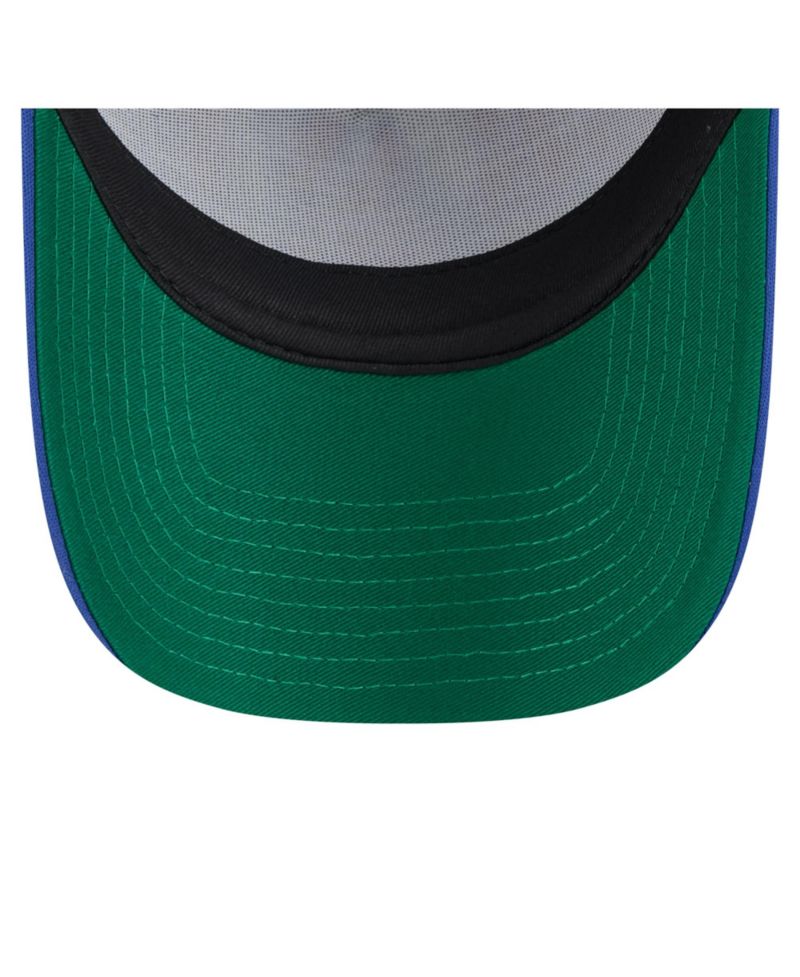 Men's White/Royal Atlanta Braves Trucker A-Frame 9FORTY Adjustable Hat