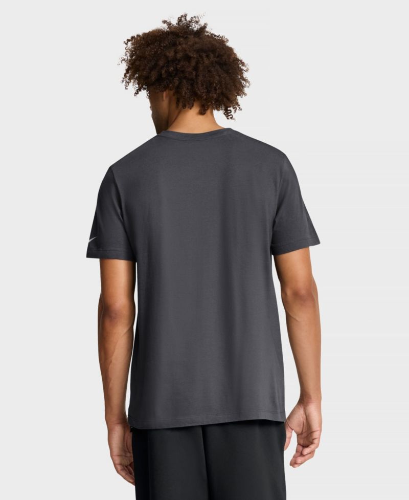 Men's Anthracite Kansas City Chiefs Essential Logo T-Shirt