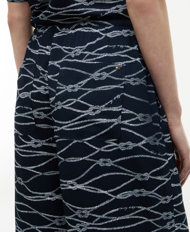 Women's Printed Pull-On Pants