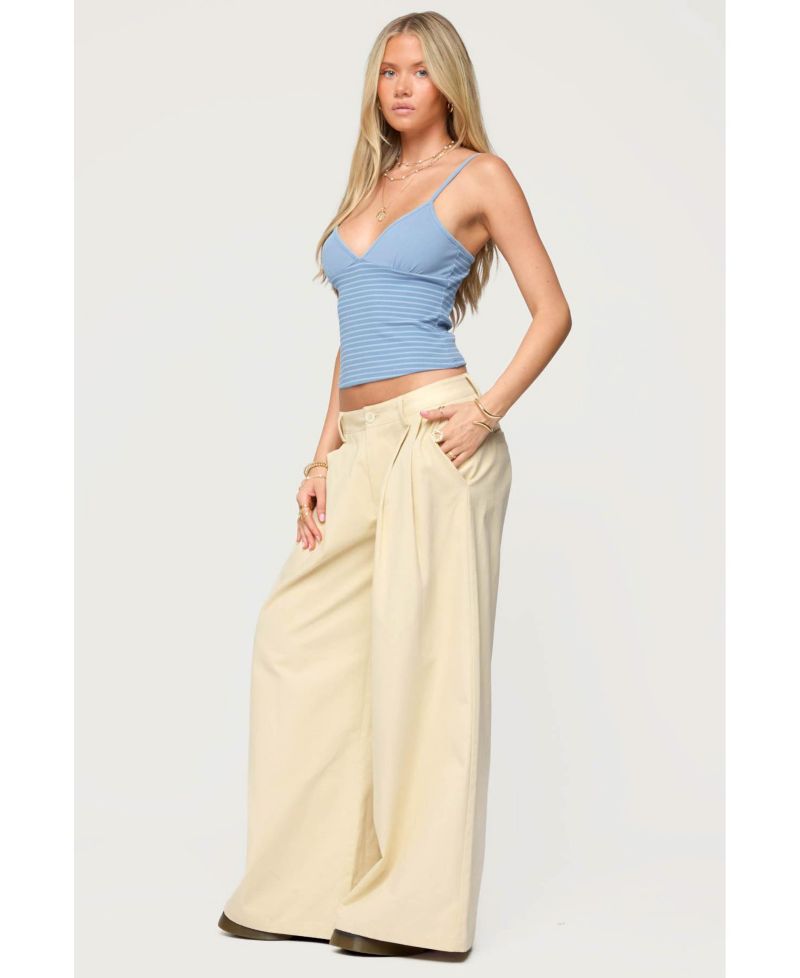 Women's Hemsley Striped Ribbed Tank Top