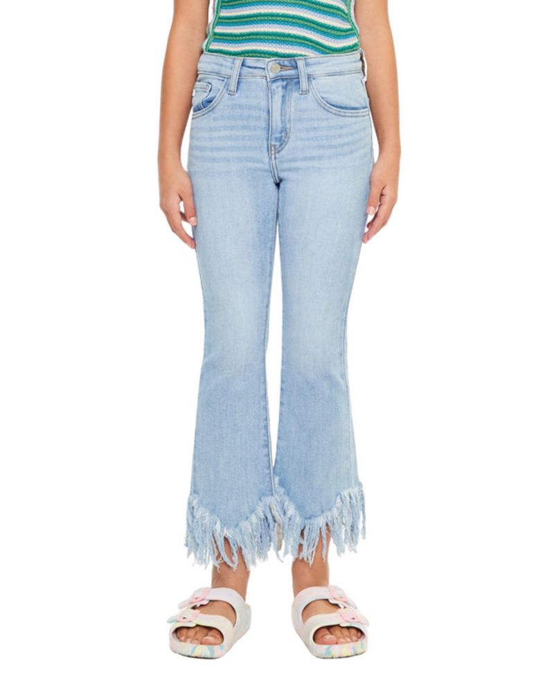 Big Girls Beth High Rise Crop Bootcut Jeans