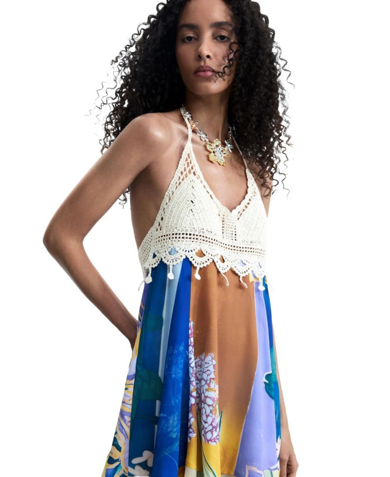 Women's Sleeveless printed dress