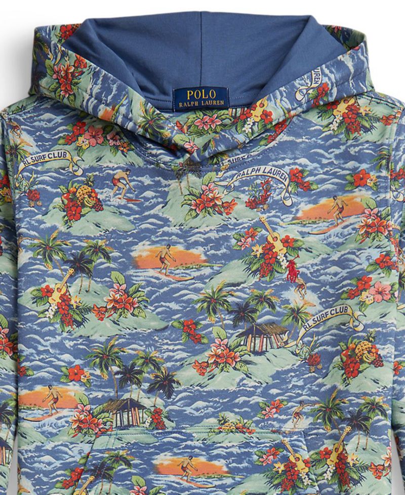 Boys' 8-20 Tropical-Print Hoodie
