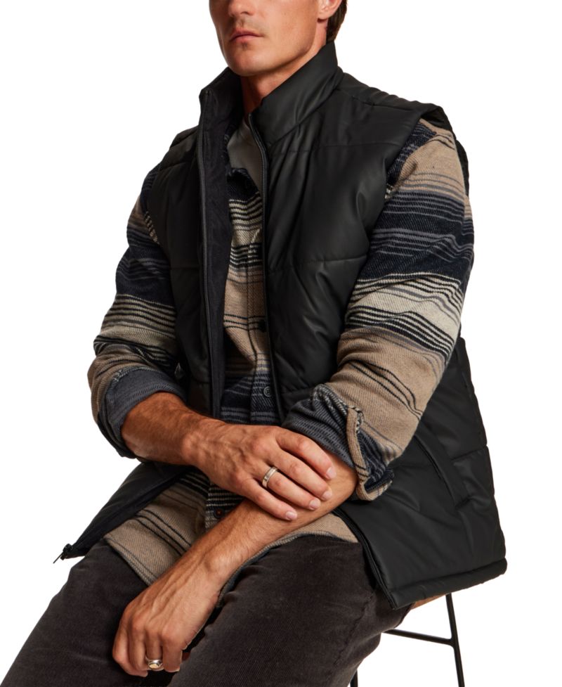 Men's Matte Full-Zip Puffer Vest