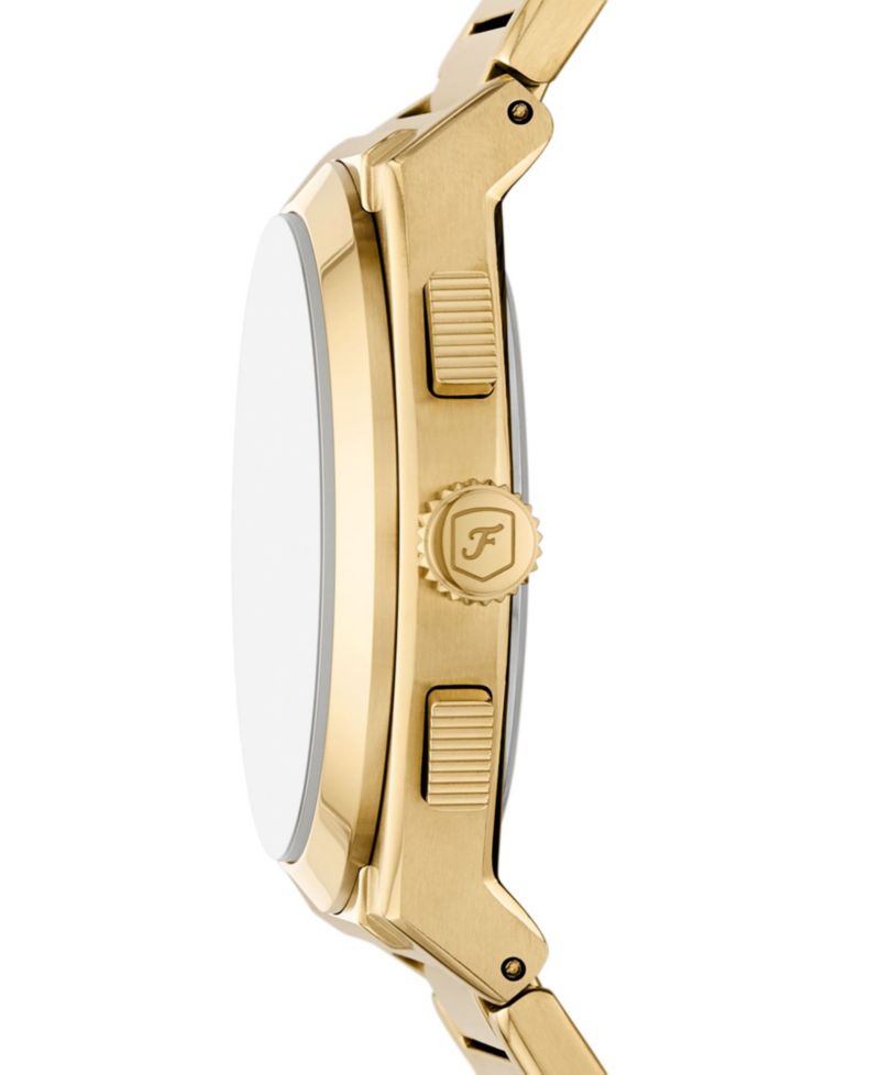 Men's Everett Chronograph Gold-Tone Stainless Steel Watch, 44mm