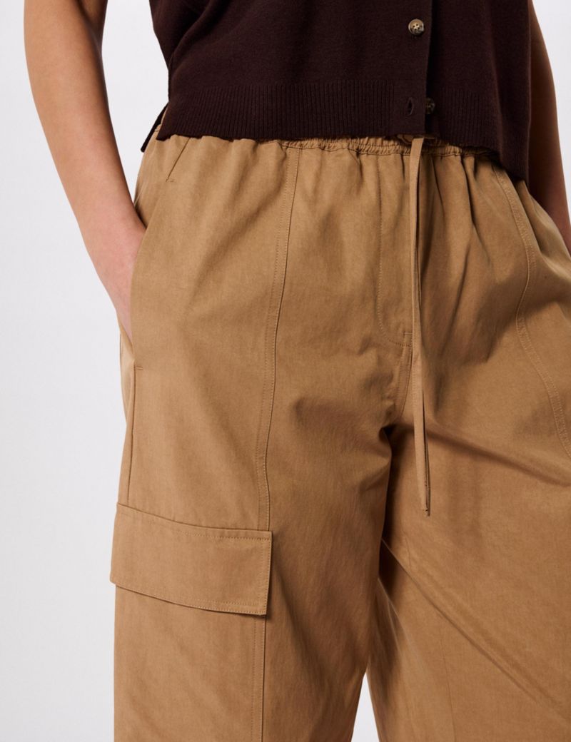 Women's Utility Cotton Barrel Trouser