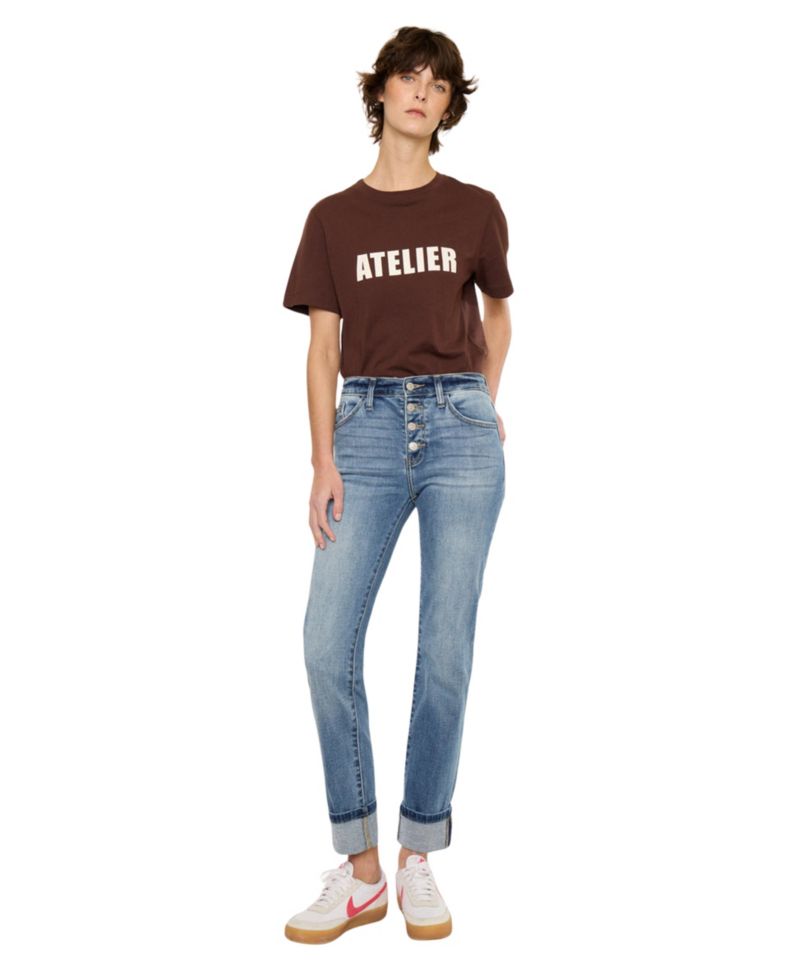 Women's Noelle Essentials High Rise Skinny Straight Jeans