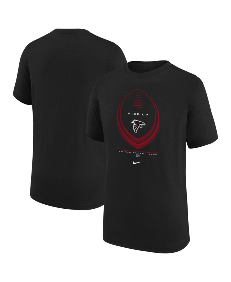 Big Boys and Girls Black Atlanta Falcons Icon Legend Dri-FIT T-Shirt