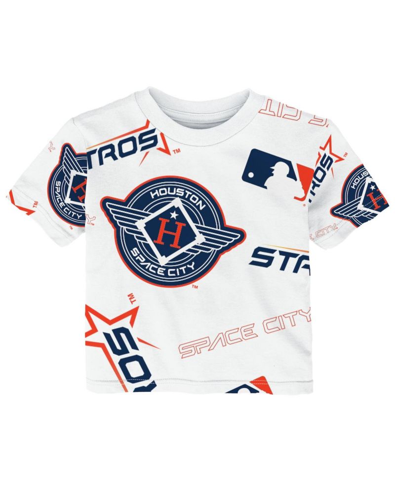 Baby Boys and Girls White Houston Astros Game Day T-Shirt