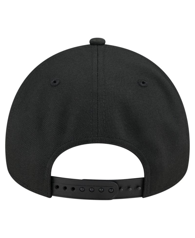 Men's Black WNBA Gear Core Logo A-Frame 9FORTY Adjustable Hat