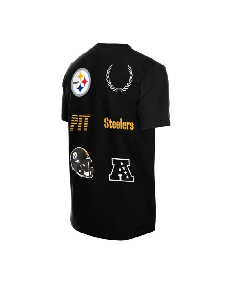 Men's Black Pittsburgh Steelers Match T-Shirt