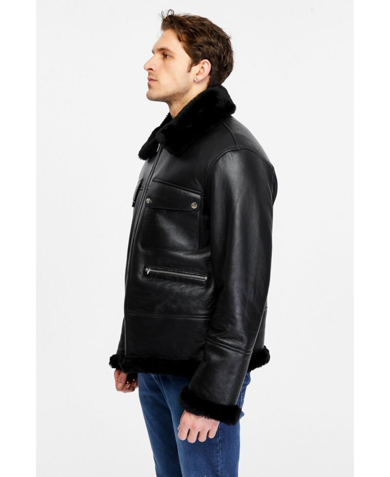 Men's Albert Shearling Bomber Jacket