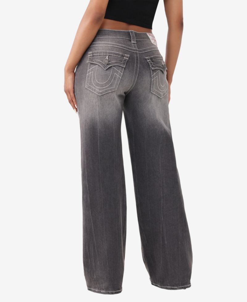 Women's Bobbi Mid-Rise Baggy Flap Jeans