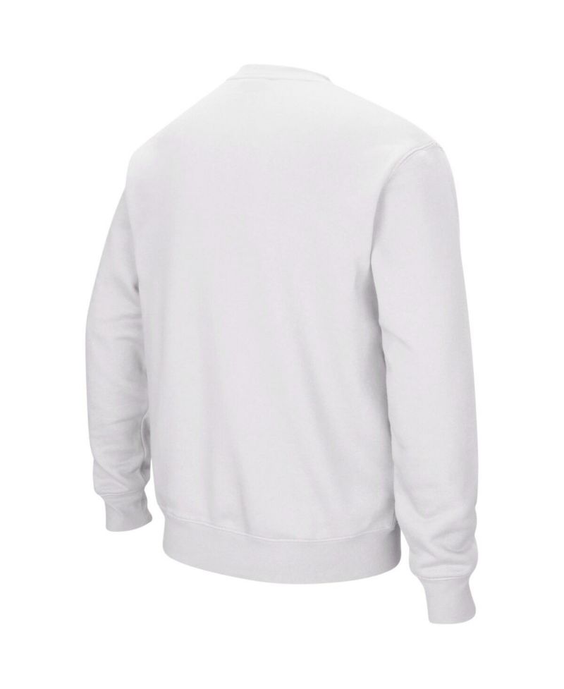 Men's Kansas Jayhawks Arch & Logo Crew Neck Sweatshirt