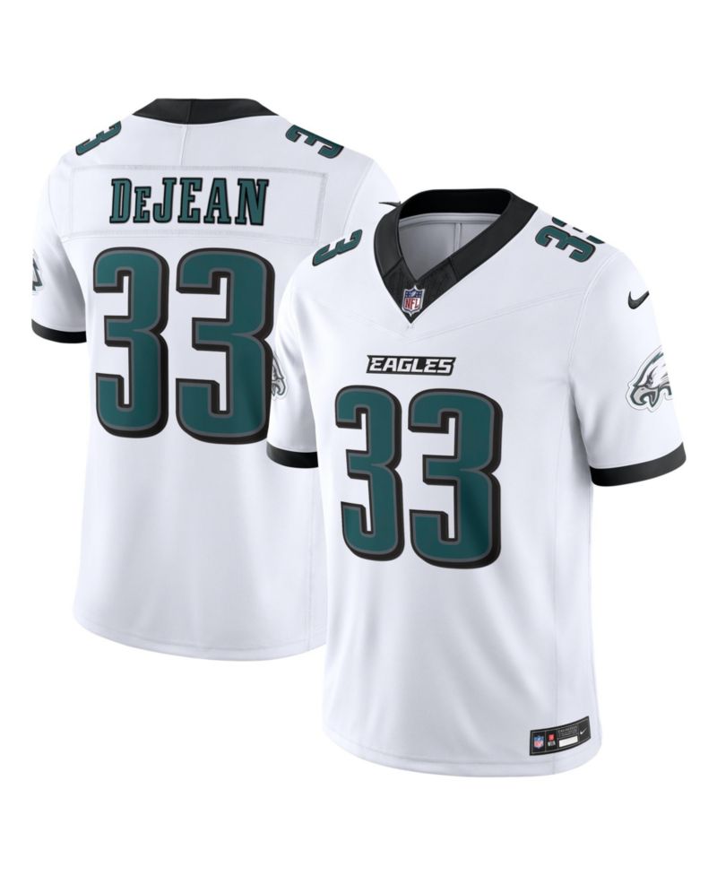 Men's Cooper DeJean White Philadelphia Eagles Vapor F.U.S.E. Stitched Limited Jersey