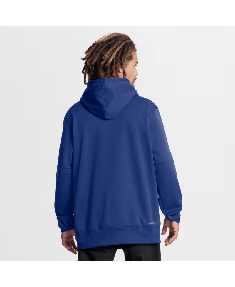 Men's Royal Chicago Cubs Authentic Collection Therma-FIT Hoodie