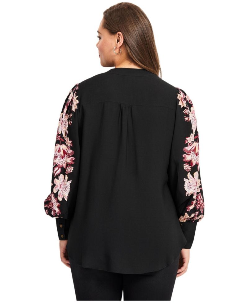 Women's Plus Size Sofia Long Sleeve Blouse
