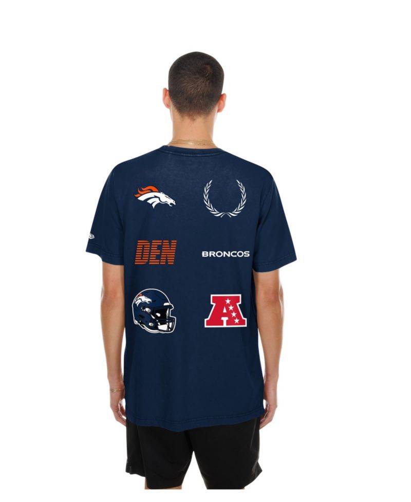 Men's Denver Broncos Match Classic-Fit Screen Print T-Shirt
