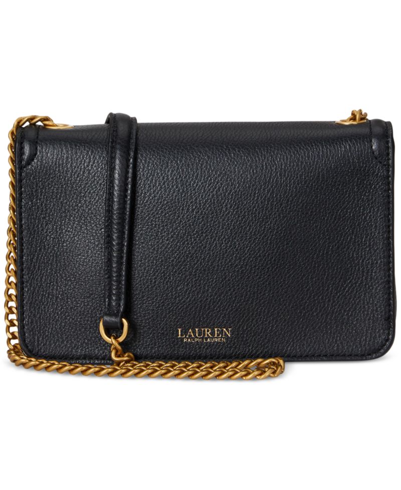 Bradley Small Pebbled Leather Crossbody Wallet