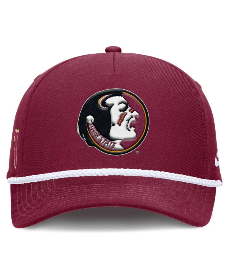 Men's and Women's Garnet Florida State Seminoles 2026 Basketball Refresh 5-Panel Rope Rise Hat