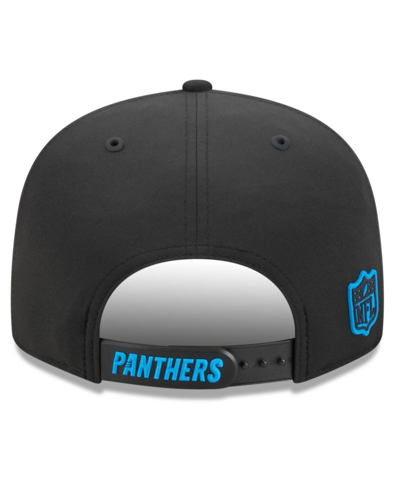 Men's Black Carolina Panthers 2026 Sideline 9FIFTY Snapback Hat