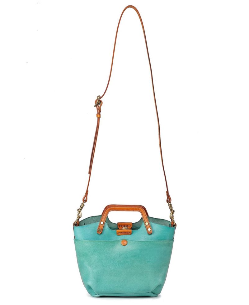 Women's Genuine Leather Sprout Land Mini Tote Bag