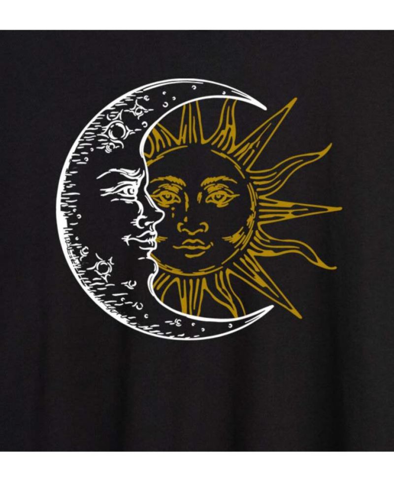 Trendy Juniors Sun Moon Graphic Oversized Tee
