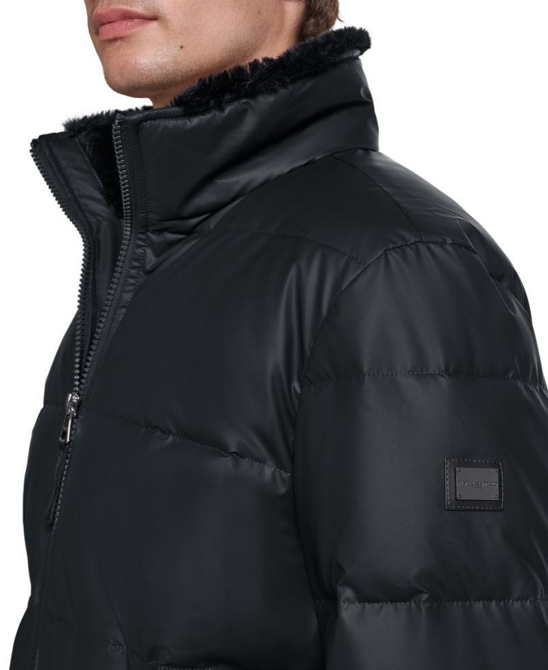 Men's Bomber Jacket with Sherpa Collar