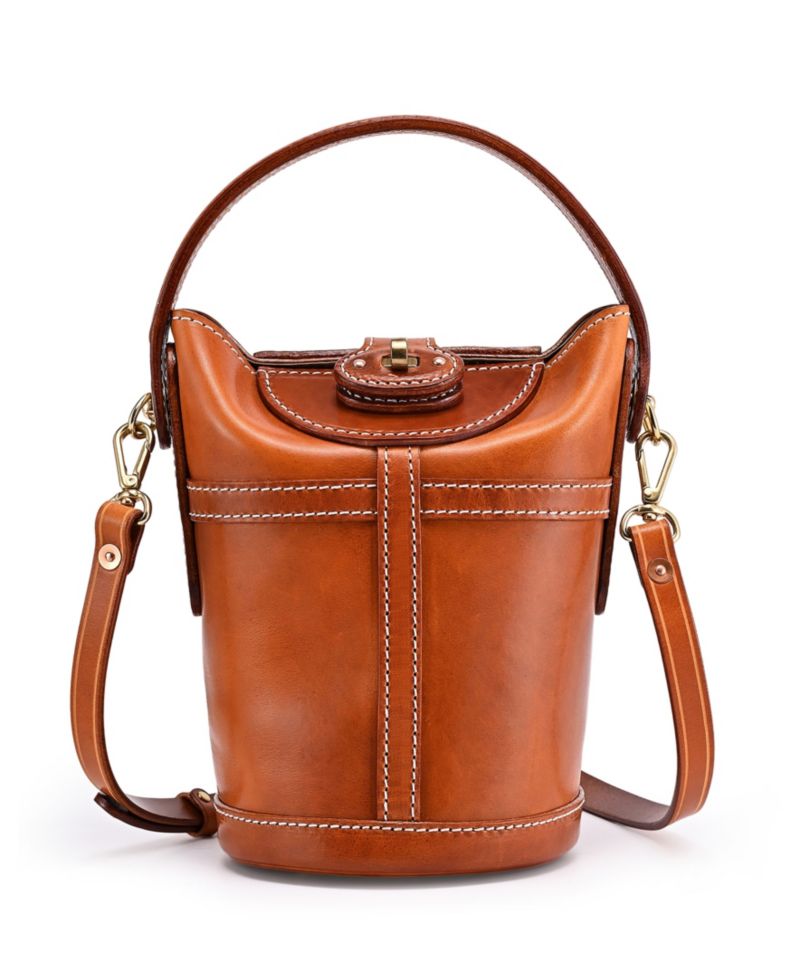 Begonia Vintage Bucket Crossbody Bag