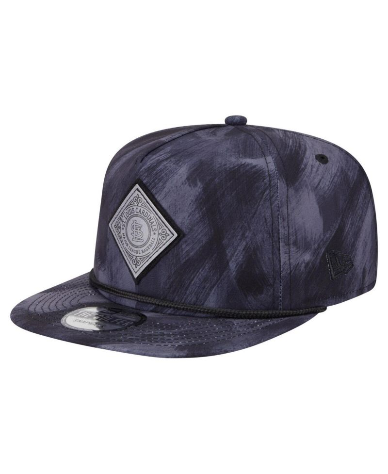 Men's Navy St. Louis Cardinals Printed Golfer Snapback Hat