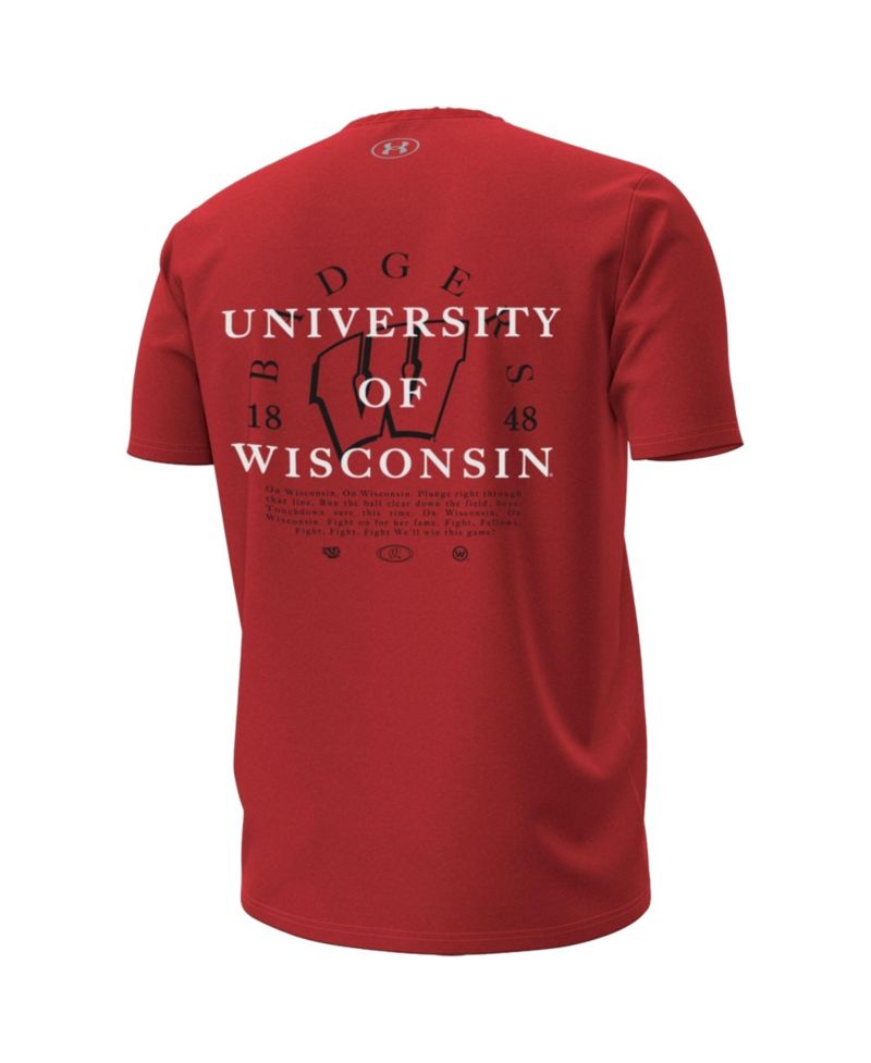 Men's Red Wisconsin Badgers 2026 Sideline Performance T-Shirt