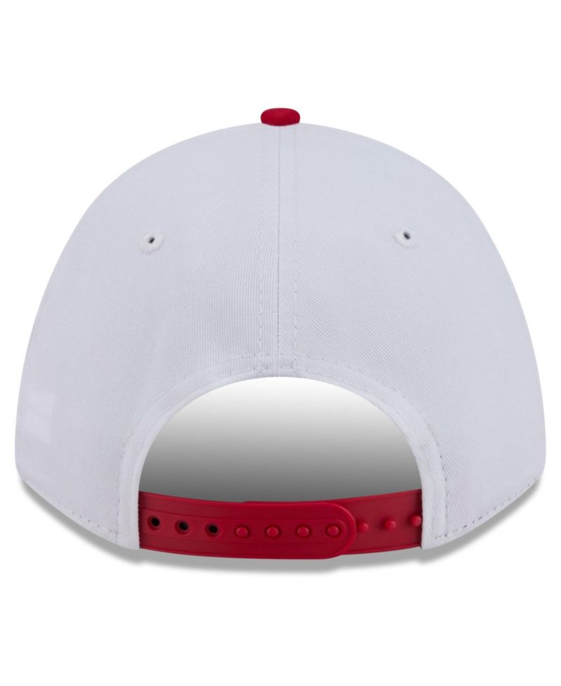 Men's White/Red LA28 Rope M-Crown 9FORTY Adjustable Hat