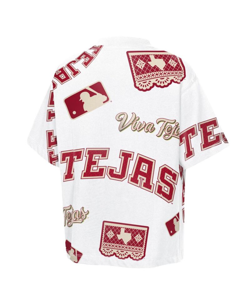 Big Boys and Girls White Texas Rangers 2026 City Connect Circus Catch T-Shirt