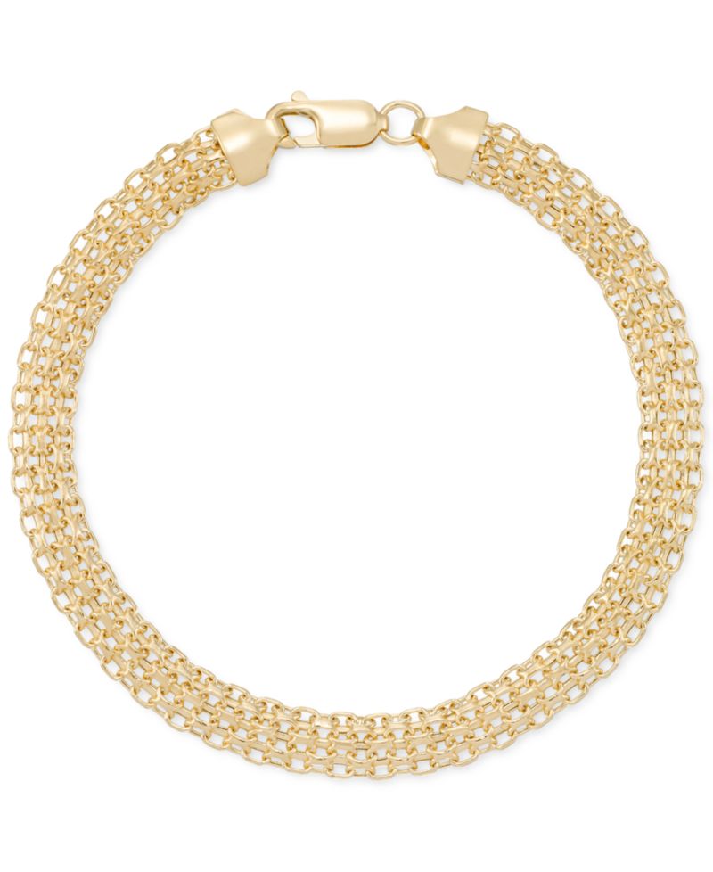 Bombay Bismark Chain Bracelet in 14k Gold