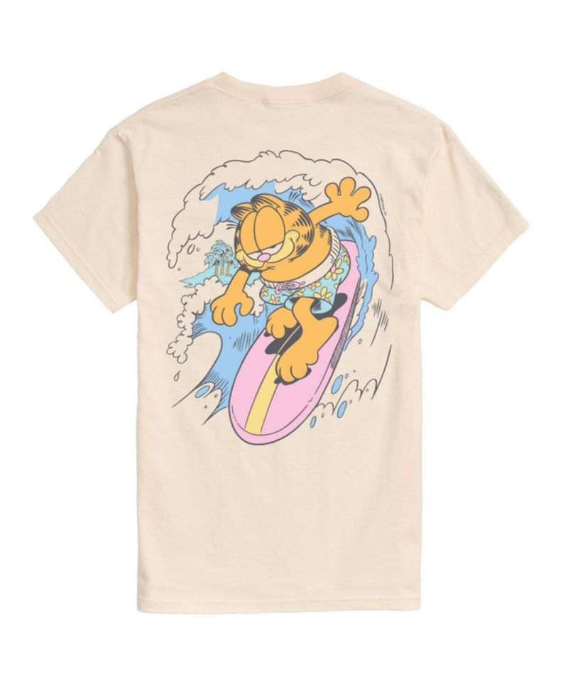 Men's Garfield Surfing Graphic T-Shirt