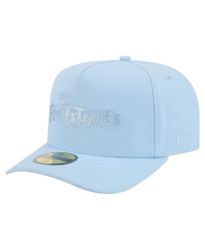 Men's Light Blue the Flintstones A-Frame 59FIFTY Fitted Hat