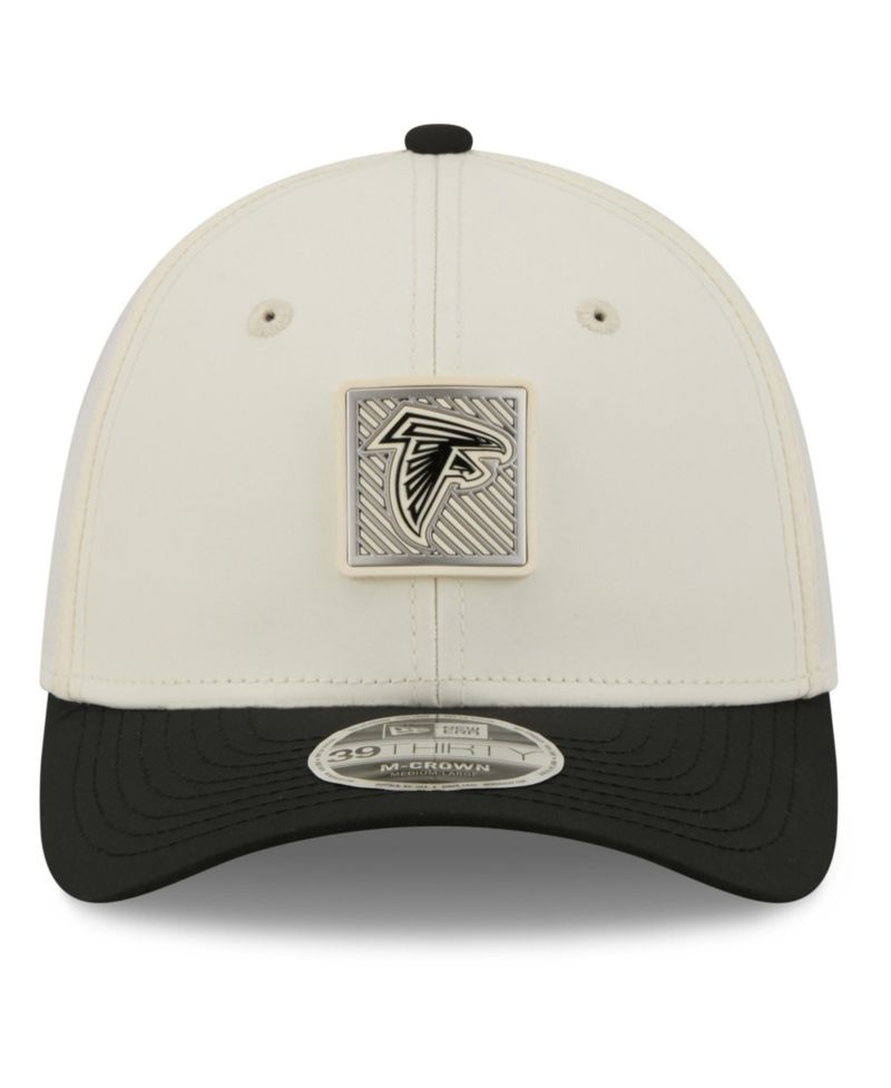 Men's Cream/Black Atlanta Falcons 2026 NFL Training Camp 39THIRTY Flex Hat